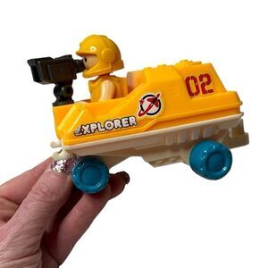Vintage Explorer 02 1984 Fisher Price Play World Space Station Car and figure.